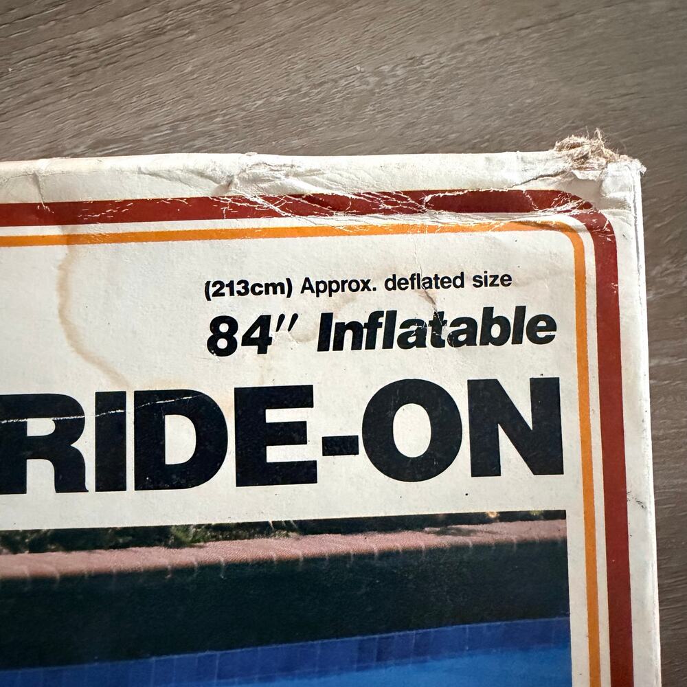 Vintage Intex The Wet Whale Inflatable Pool Float Ride On RARE with Box - Picture 3 of 4
